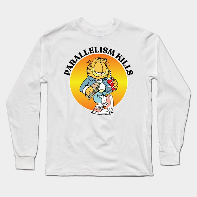 PARALLELISM KILLS Long Sleeve T-Shirt by Greater Maddocks Studio